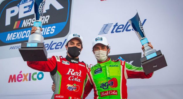 Visit Victoria para Salvador de Alba jr. y Podio para Michel Jourdain Jr. en la semifinal de NASCAR PEAK México Series page
