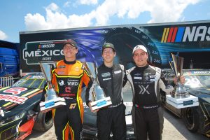 Dimayuga De Alba De La Parra Podio Nascar Challenge