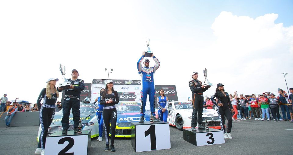 56) Ramirez Cosio Gutierrez Podio Nascar Mexico