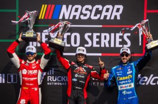 HELIO MEZA DE ALESSANDROS GANÓ LA POBLANA 75 DE NASCAR MÉXICO, EN UN FINAL CARDÍACO